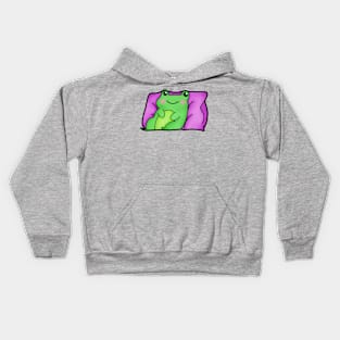 Cute Comfy Frog Kids Hoodie